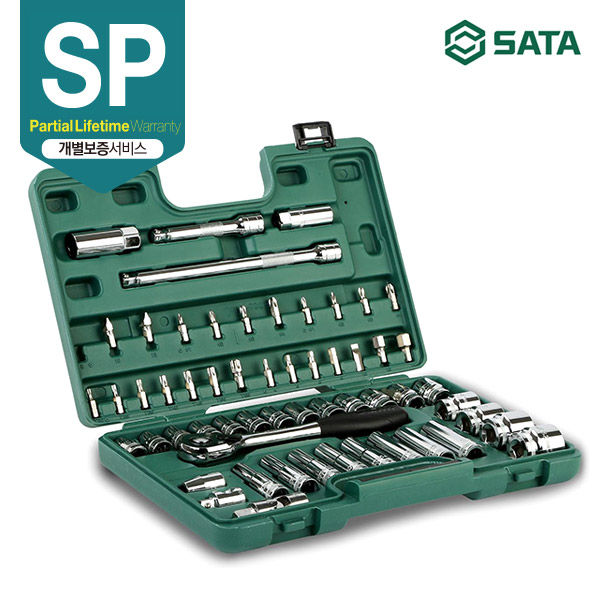사타 SATA 1/2“ 육각 비트 소켓 세트(58PCS)